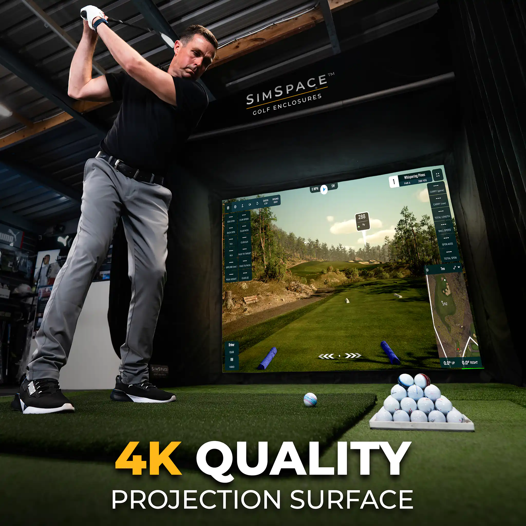 4K Quality Projection Surface